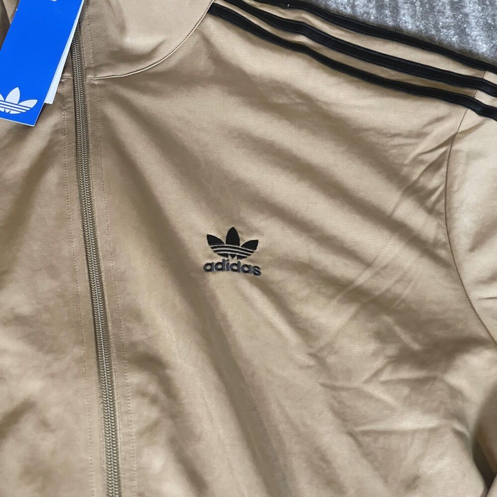 Adidas Originals Firebird Track Suit Mens Medium Beige 3-Stripes JY6366 JY6369 - Picture 3 of 16